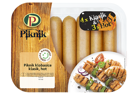 Piknik Piknik klobasice classic hot 350g